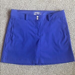 Nike Womens Golf Dri-FIT Royal Blue Skort Size 12